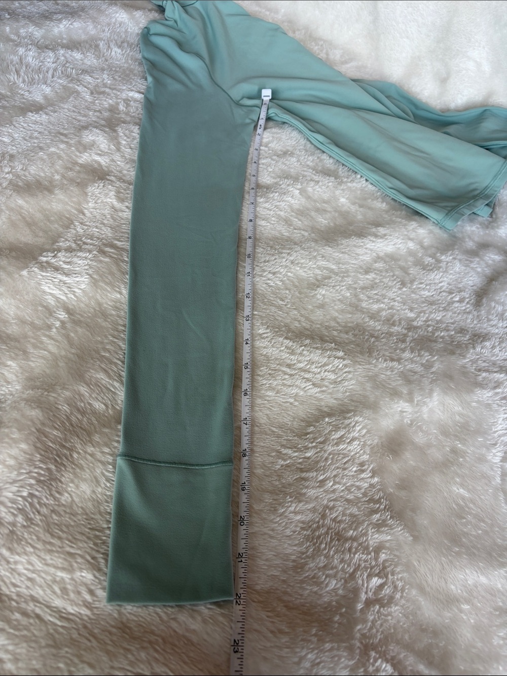 OFFLINE by Aerie Mock Neck Long Sleeve Active Top | Sage Green | Size XS - Picture 7 of 7